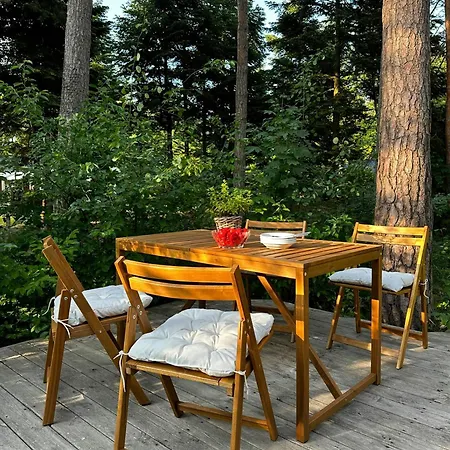 Idyllic In The Nature Close To The *